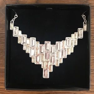 NWT Avon Cascading Baguettes Collar Necklace